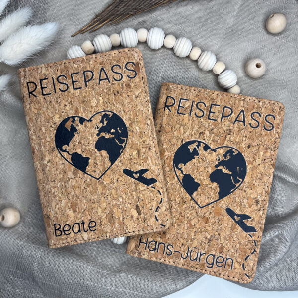 Reisepasshülle "Travel the world"