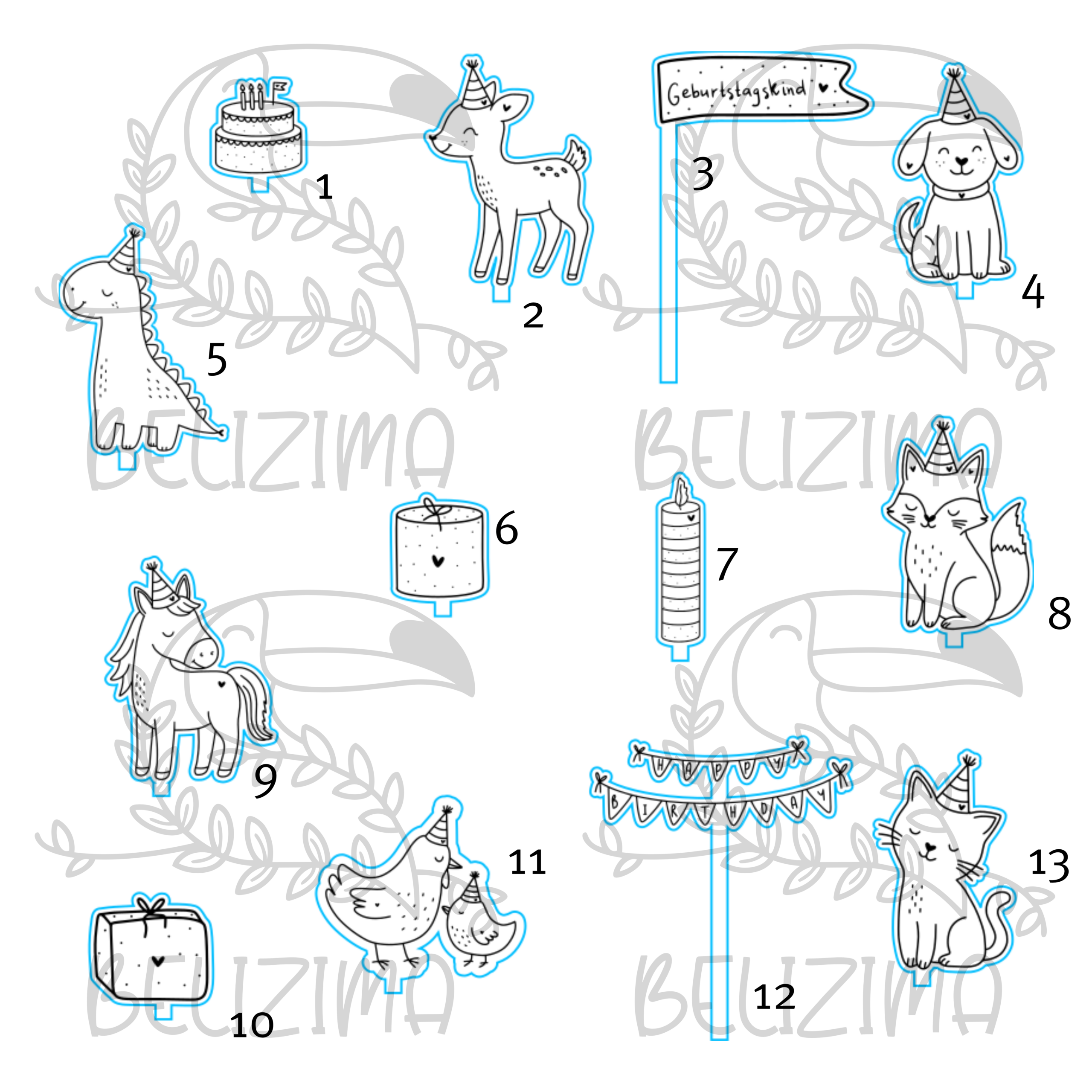 Geburtstagsteller – Bild 7