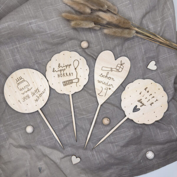 Caketopper zum Geburtstag