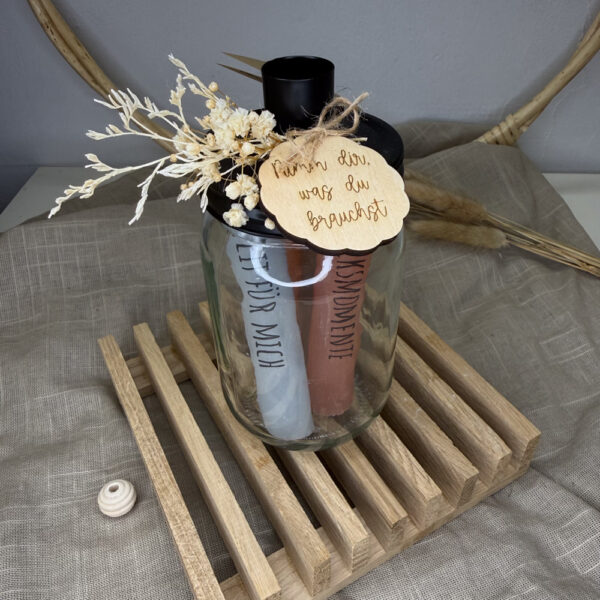 Wunschglas „Nimm dir, was du brauchst“